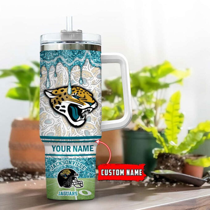 Jacksonville Jaguars NFL Personalized Stanley Tumbler 40oz Gift for Fans