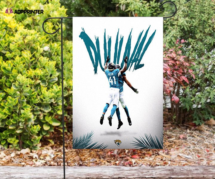 Jacksonville Jaguars Team v4 Double Sided Printing Garden Flag Home Decor Gifts Jacksonville Jaguars Team v4 Double Sided Printing Garden Flag Home Decor Gifts