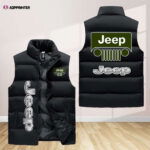 Jeep Sleeveless Puffer Jacket Custom For Fans Gifts Jeep Sleeveless Puffer Jacket Custom For Fans Gifts