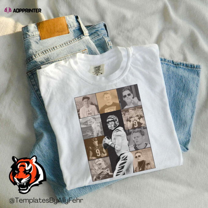 Joe Burrow King of the Jungle Unisex Comfort Colors Shirt Football T-shirt Bengals Football Game Day Shirt Eras Tour