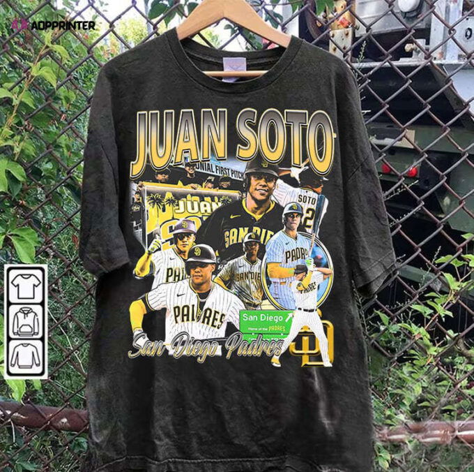Juan Soto T-Shirt – Juan Soto Vintage Sweatshirt – Retro American Baseball Unisex Shirt