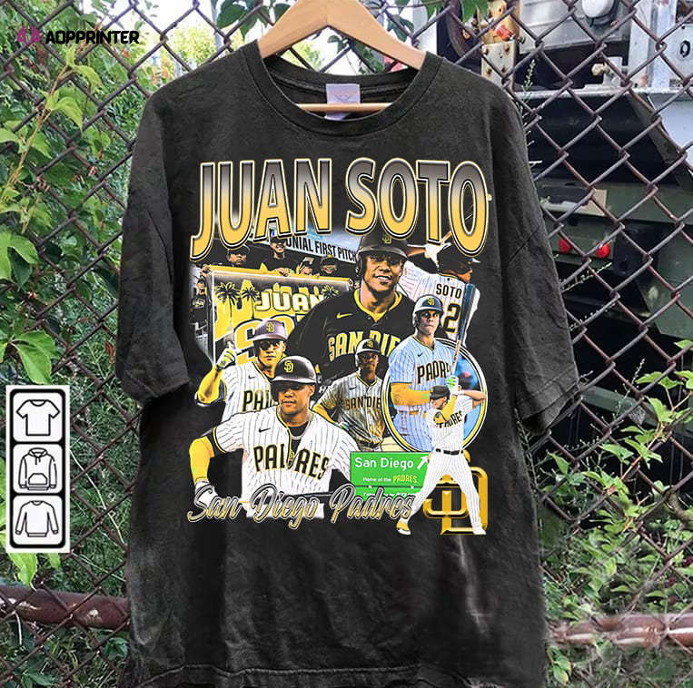 Juan Soto T-Shirt – Juan Soto Vintage Sweatshirt – Retro American Baseball Unisex Shirt Juan Soto T-Shirt – Juan Soto Vintage Sweatshirt – Retro American Baseball Unisex Shirt