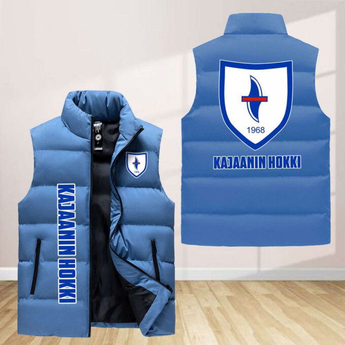 Kajaanin Hokki Sleeveless Puffer Jacket Custom For Fans Gifts