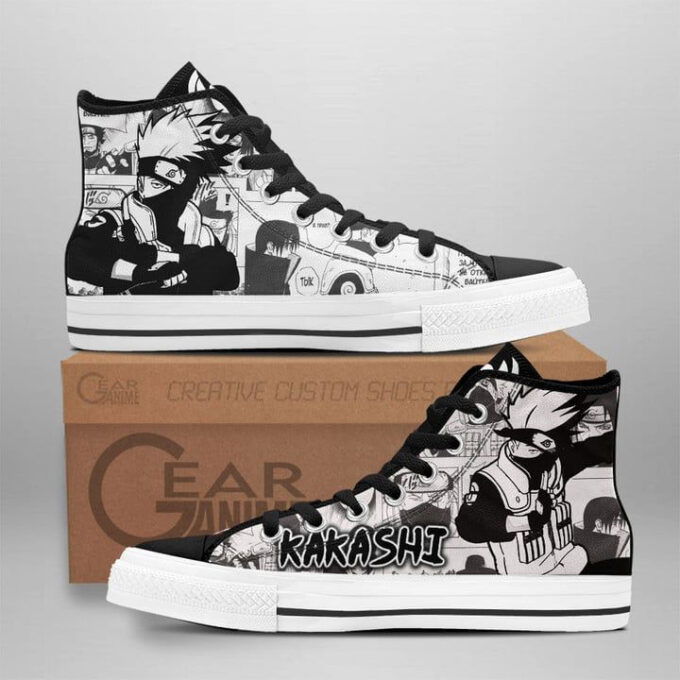 Kakashi Hatake High Top Shoes Custom Naruto Anime For Fans