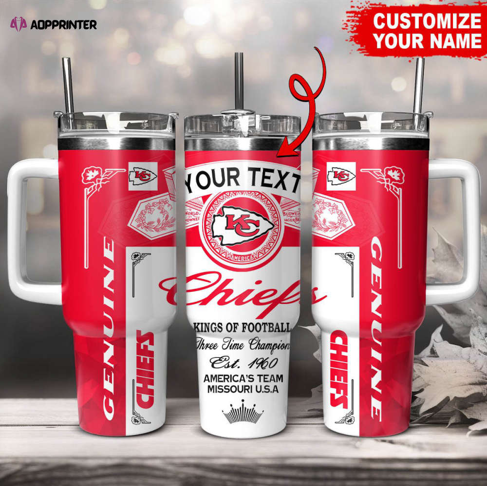 Kansas City Chiefs NFL Kings Of Football Custom Your Text Stanley Tumbler 40Oz Gift for Fans Kansas City Chiefs NFL Kings Of Football Custom Your Text Stanley Tumbler 40Oz Gift for Fans