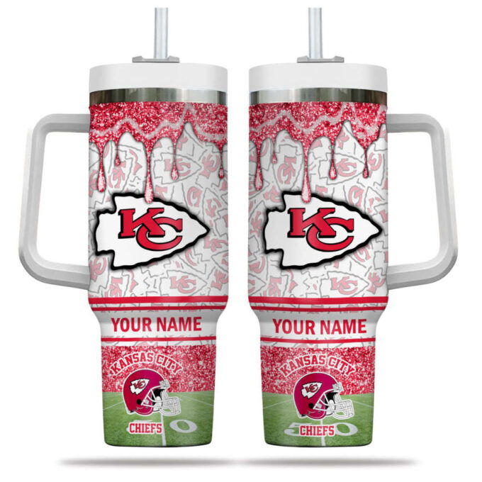 Kansas City Chiefs NFL Personalized Stanley Tumbler 40oz Gift for Fans