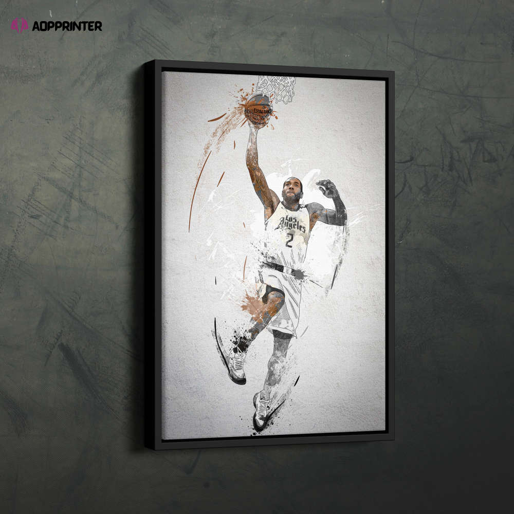 Kawhi Leonard Poster Dunk Los Angeles Clippers NBA Framed Wall Art Home Decor Canvas Print Artwork Kawhi Leonard Poster Dunk Los Angeles Clippers NBA Framed Wall Art Home Decor Canvas Print Artwork