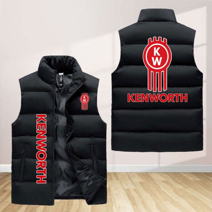 Kenworth Sleeveless Puffer Jacket Custom For Fans Gifts