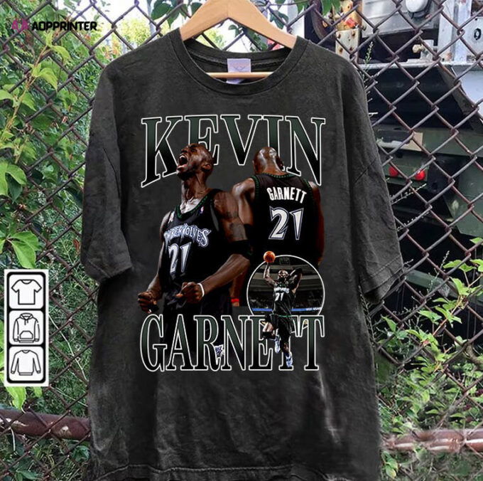 Kevin Garnett Shirt – Kevin Garnett Basketball TShirt – Kevin Garnett Vintage Unisex Shirt