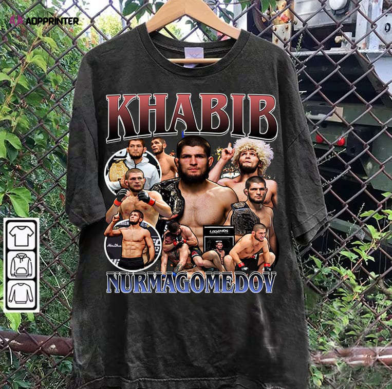Khabib Nurmagomedov T-Shirt – Khabib Nurmagomedov Shirt – Retro Mixed Martial Artist Tee For Man and Woman Khabib Nurmagomedov T-Shirt – Khabib Nurmagomedov Shirt – Retro Mixed Martial Artist Tee For Man and Woman