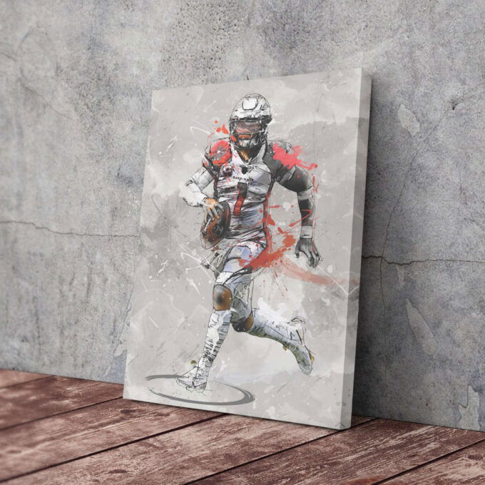 Kyler Murray Poster Arizona Cardinals NFL Canvas Wall Art Home Decor Framed Poster Man Cave Gift