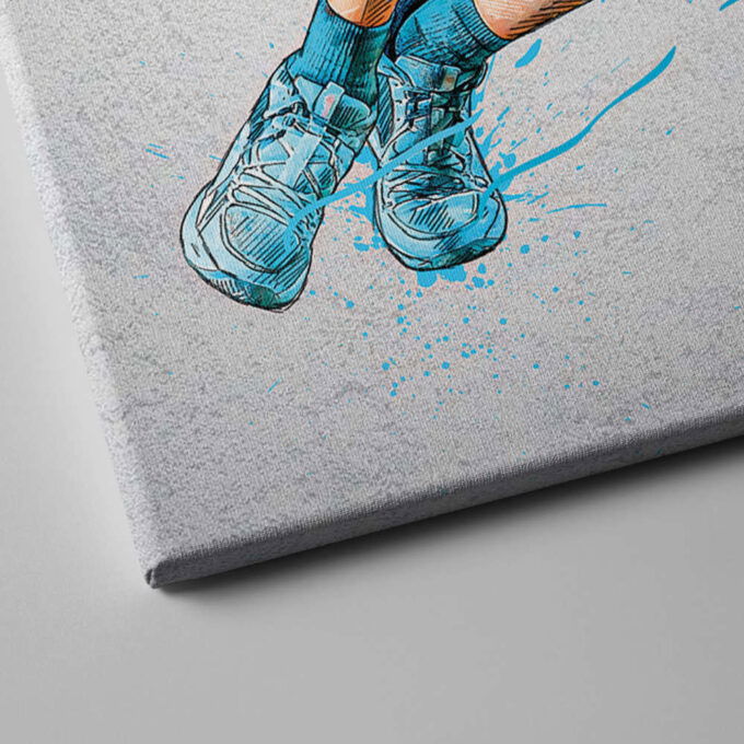 LaMelo Ball Poster Charlotte Hornets NBA Framed Wall Art Home Decor Canvas Print Artwork