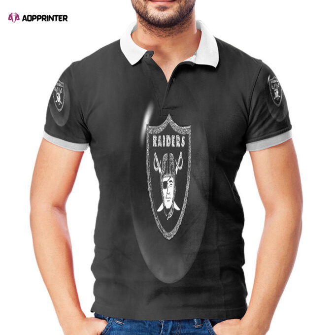 Las Vegas Raiders Logo Art20 3D Gift for Fans Polo Shirt