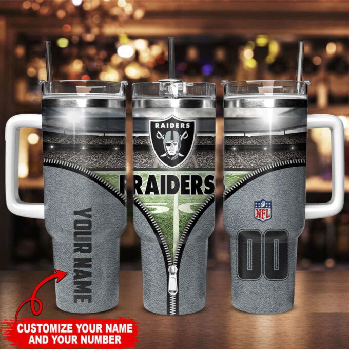 Las Vegas Raiders NFL 40oz Stanley Tumbler Gift for Fans