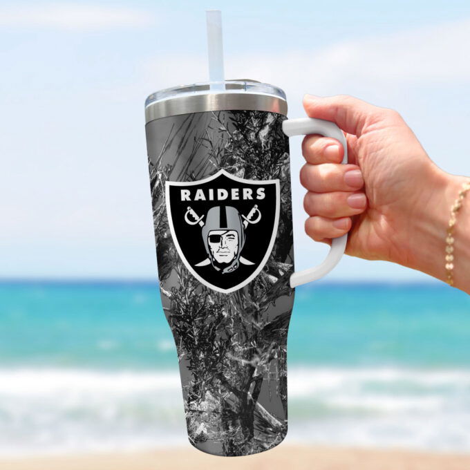 Las Vegas Raiders NFL Hunting Personalized Stanley Tumbler 40oz Gift for Fans