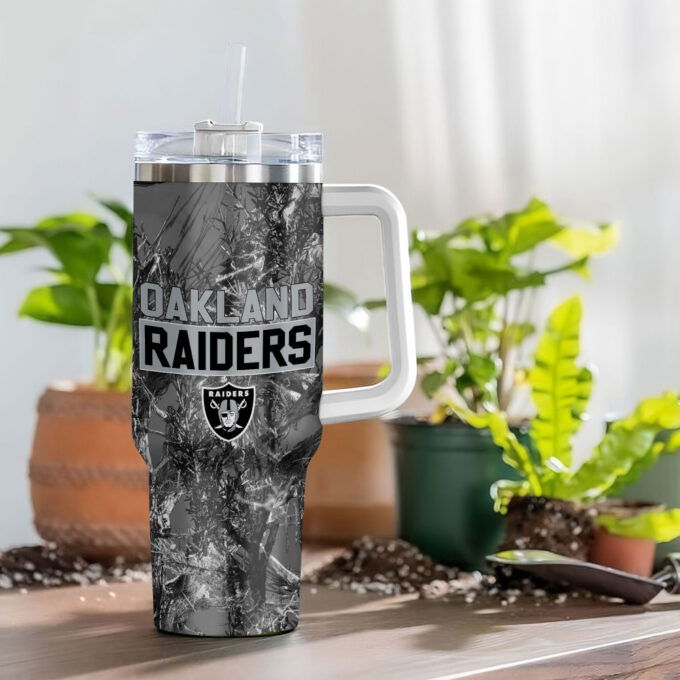 Las Vegas Raiders NFL Hunting Personalized Stanley Tumbler 40oz Gift for Fans