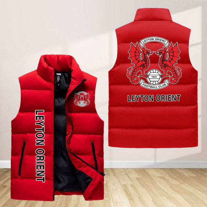Leyton Orient Sleeveless Puffer Jacket Custom For Fans Gifts
