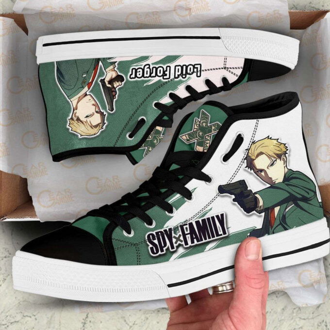 Loid Forger High Top Shoes Custom Spy X Family Anime For Fans
