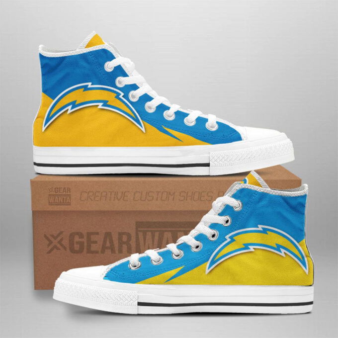 Los Angeles Chargers High Top Shoes Custom For Fans