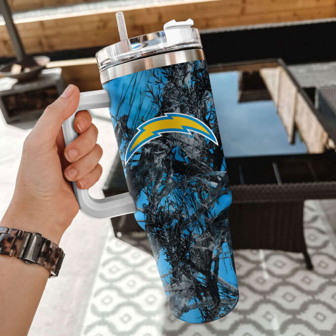 Los Angeles Chargers NFL Hunting Personalized Stanley Tumbler 40oz Gift for Fans