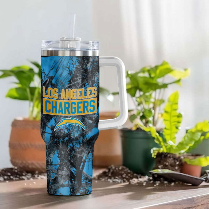 Los Angeles Chargers NFL Hunting Personalized Stanley Tumbler 40oz Gift for Fans