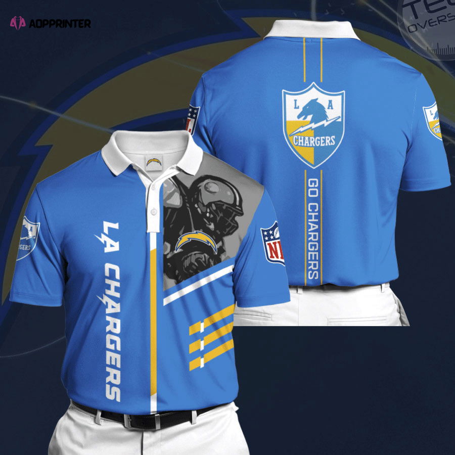 Los Angeles Chargers Polo 3D Los Angeles Chargers Polo 3D