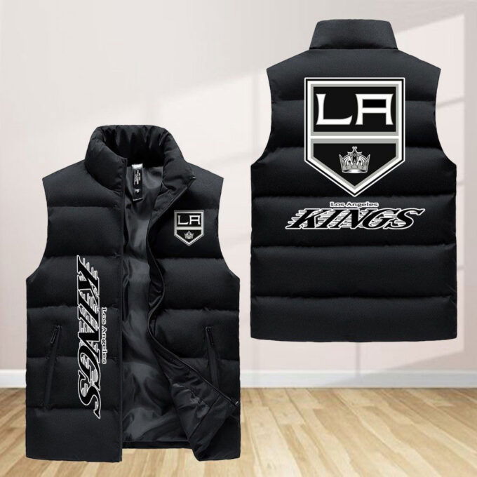 Los Angeles Kings Sleeveless Puffer Jacket Custom For Fans Gifts