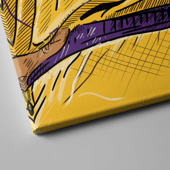 Los Angeles Lakers Jersey Personalized Jersey NBA Custom Name and Number Canvas Wall Art Home Decor Framed Poster Man Cave Gift