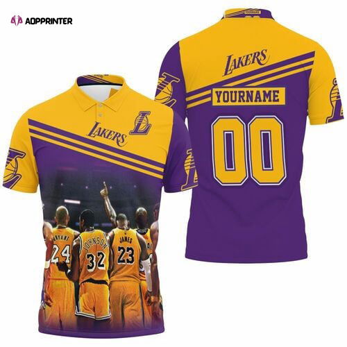 Los Angeles Lakers Western Conference For Fans 3D Gift for Fans Polo Shirt Los Angeles Lakers Western Conference For Fans 3D Gift for Fans Polo Shirt