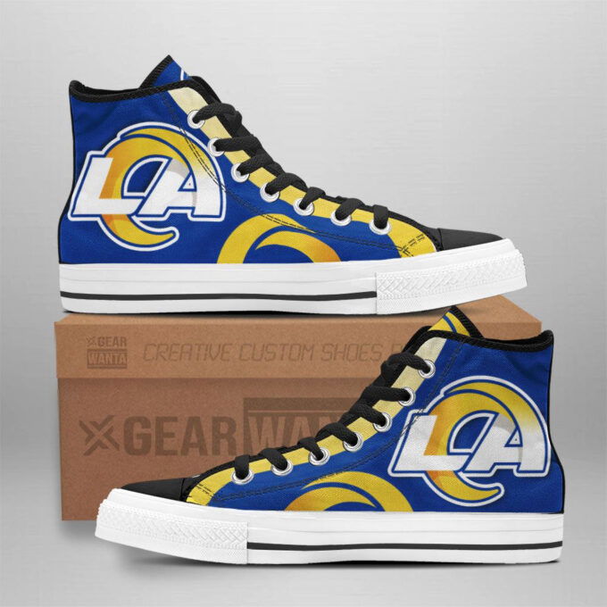Los Angeles Rams High Top Shoes Custom For Fans