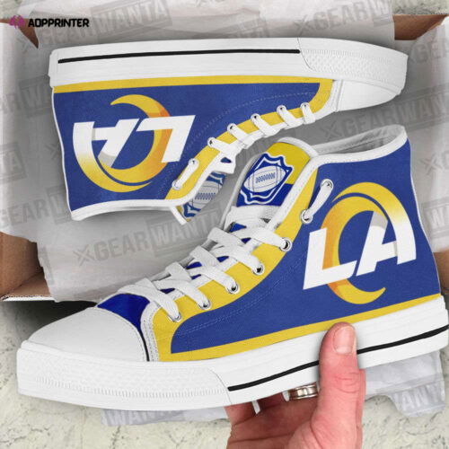 Los Angeles Rams High Top Shoes Custom For Fans