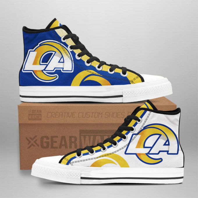 Los Angeles Rams High Top Shoes Custom For Fans