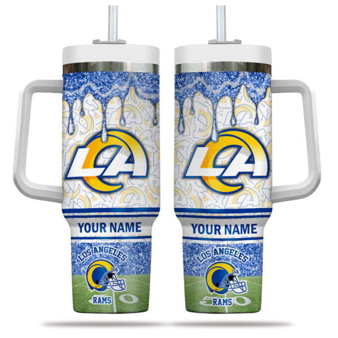 Los Angeles Rams NFL Personalized Stanley Tumbler 40oz Gift for Fans