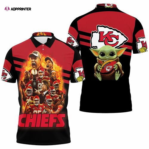 Master Yoda Kansas City Chiefs Logo West Division 2021 3D Gift for Fans Polo Shirt Master Yoda Kansas City Chiefs Logo West Division 2021 3D Gift for Fans Polo Shirt