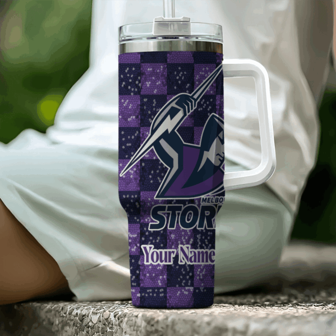 Melbourne Storm NRL Personalized Stanley Tumbler 40oz Gift for Fans