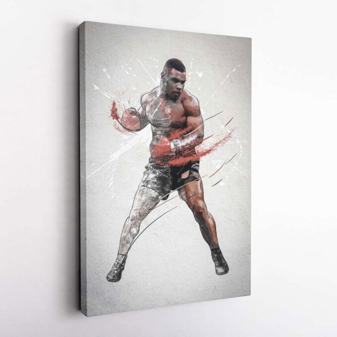 Mike Tyson Poster Boxing Framed Wall Art Home Decor Canvas Print Artwork
