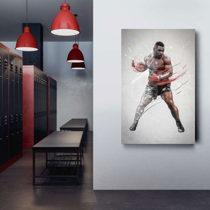 Mike Tyson Poster Boxing Framed Wall Art Home Decor Canvas Print Artwork