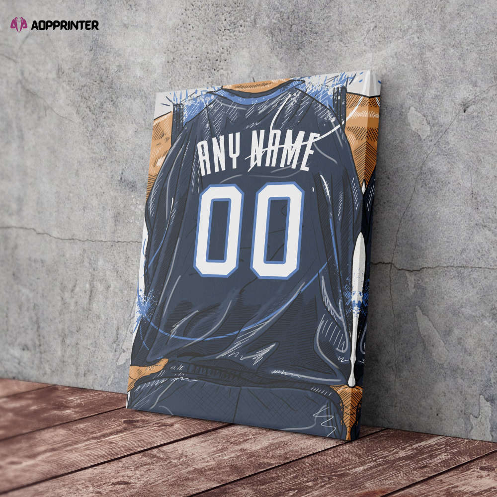 Minnesota Timberwolves Jersey Personalized Jersey NBA Custom Name and Number Canvas Wall Art Home Decor Man Cave Gift Minnesota Timberwolves Jersey Personalized Jersey NBA Custom Name and Number Canvas Wall Art Home Decor Man Cave Gift