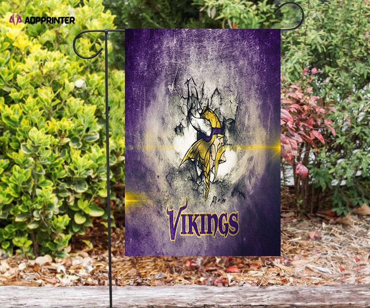 Minnesota Vikings Emblem Vintage Wall Double Sided Printing Garden Flag Home Decor Gifts Minnesota Vikings Emblem Vintage Wall Double Sided Printing Garden Flag Home Decor Gifts