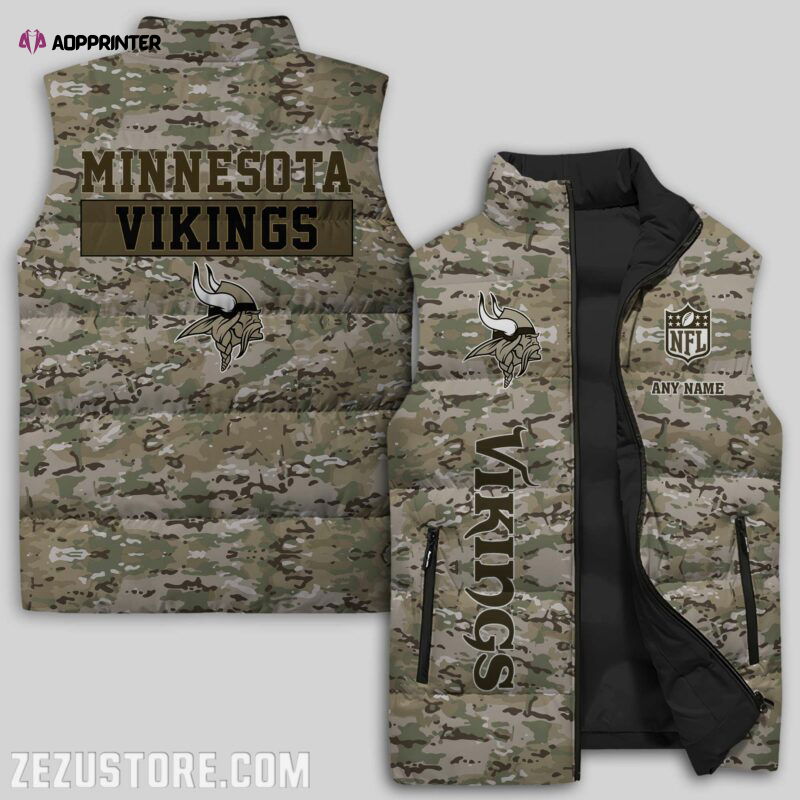 Minnesota Vikings NFL Sleeveless Puffer Jacket Custom For Fans Gifts Minnesota Vikings NFL Sleeveless Puffer Jacket Custom For Fans Gifts