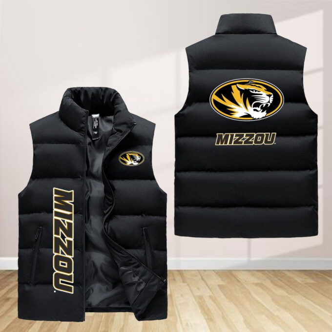 Missouri Tigers Sleeveless Puffer Jacket Custom For Fans Gifts
