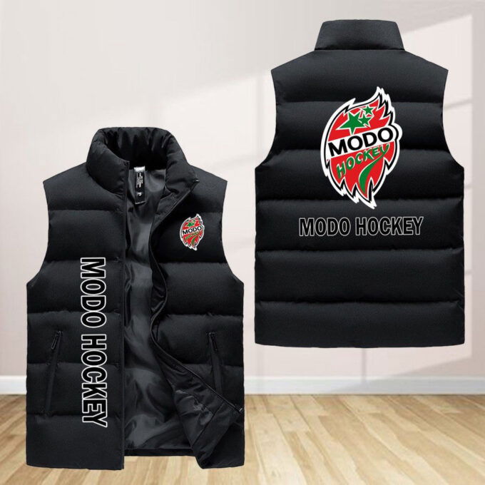 Modo Hockey Sleeveless Puffer Jacket Custom For Fans Gifts