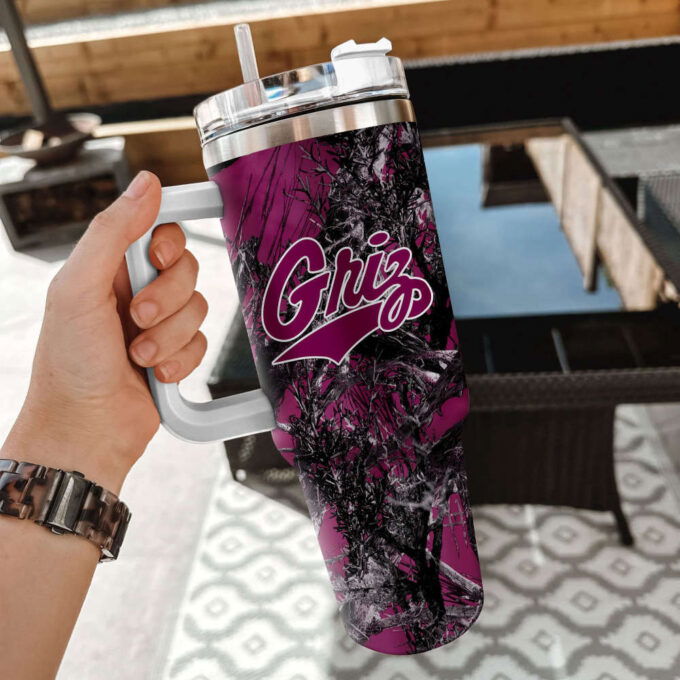 Montana Grizzlies NCAA Hunting Personalized Stanley Tumbler 40oz Gift for Fans