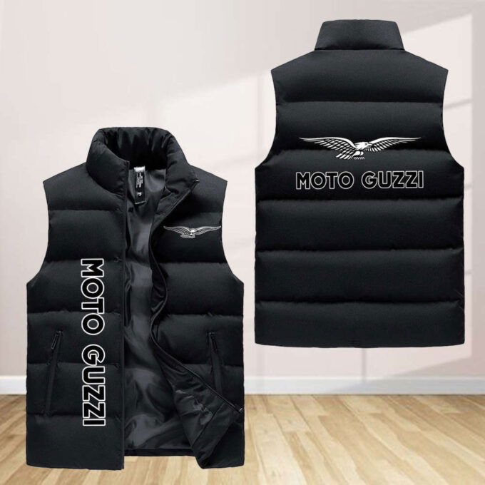 Motor Guzzi Sleeveless Puffer Jacket Custom For Fans Gifts