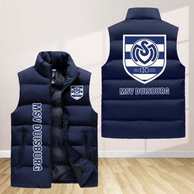 Msv Duisburg Sleeveless Puffer Jacket Custom For Fans Gifts