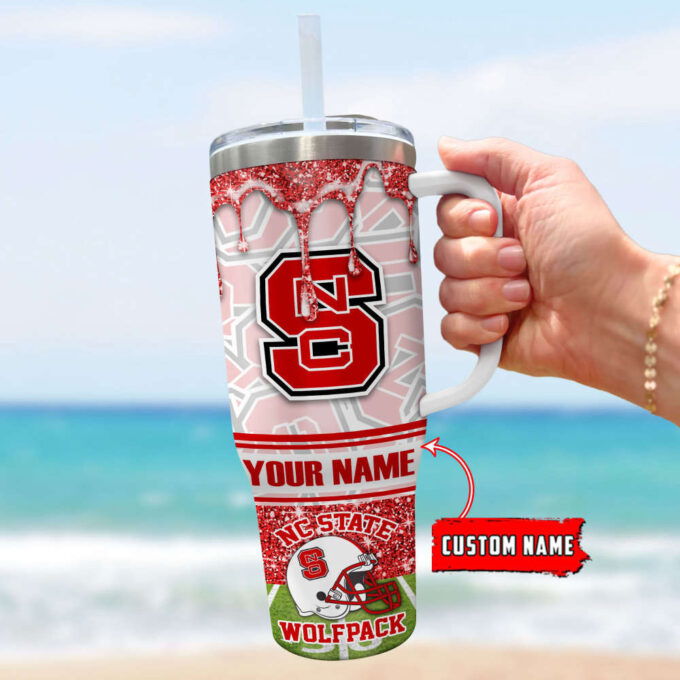 NC State Wolfpack NCAA Personalized Stanley Tumbler 40oz Gift for Fans