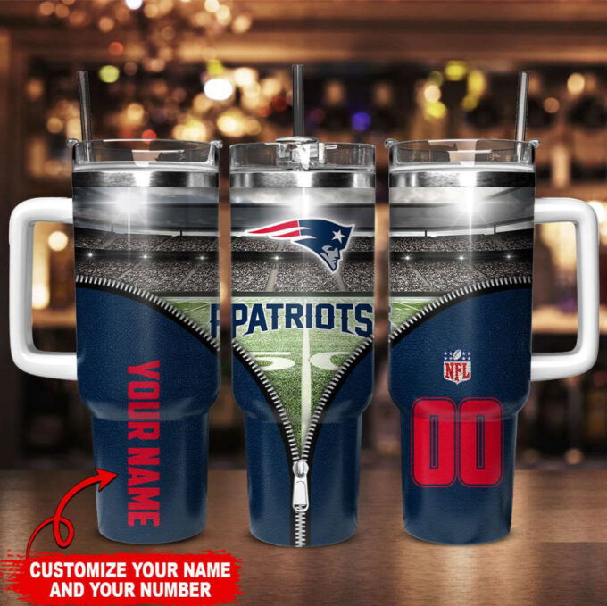 New England Patriots NFL 40oz Stanley Tumbler Gift for Fans