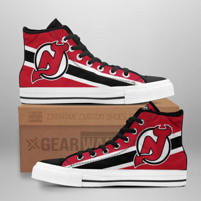 New Jersey Devils High Top Shoes Custom For Fans