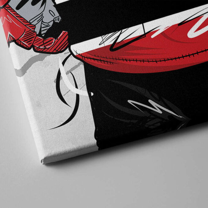 New Jersey Devils Jersey NHL Personalized Jersey Custom Name and Number Canvas Wall Art Home Decor Framed Poster Man Cave Gift