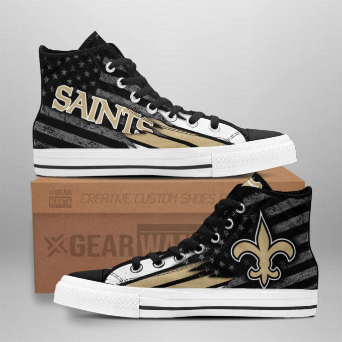 New Orleans Saints High Top Shoes Custom For Fans